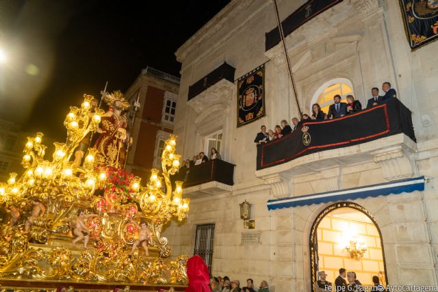 Los californios lucen su magna procesión del Miércoles Santo y Cartagena se prepara hoy para el Silencio y la gran madrugada marraja del Encuentro - 1, Foto 1