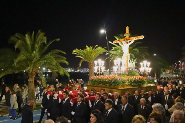 El Vía Crucis del Miércoles Santo en Lo Pagán lleva la oración a orillas del Mar Menor - 1, Foto 1