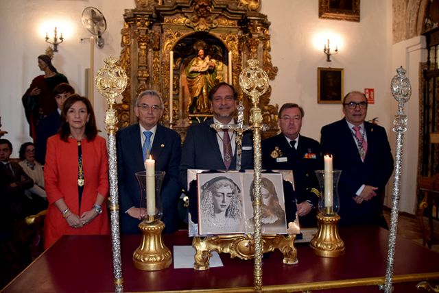Sevilla. La Real Liga Naval Española distingue a la Virgen del Rocío con la Medalla del Ancla de Oro - 2, Foto 2