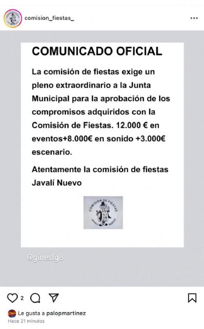 El alcalde pedáneo de Javalí Nuevo, incapaz de justificar las facturas - 2, Foto 2