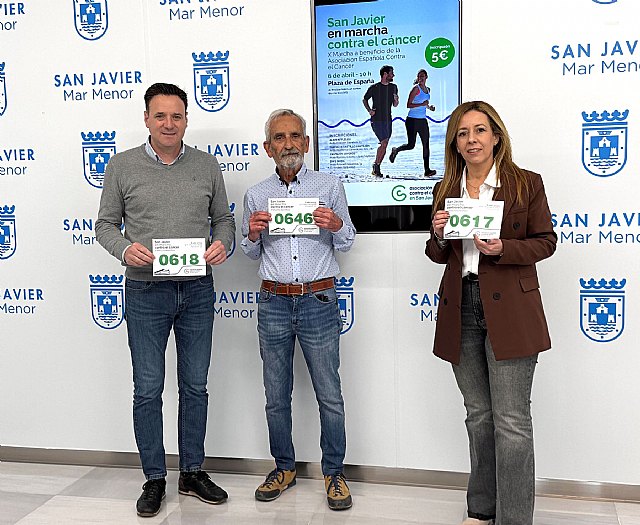 La Marcha Solidaria contra el cáncer volverá a sacar a cientos de personas a la calle en San Javier - 1, Foto 1