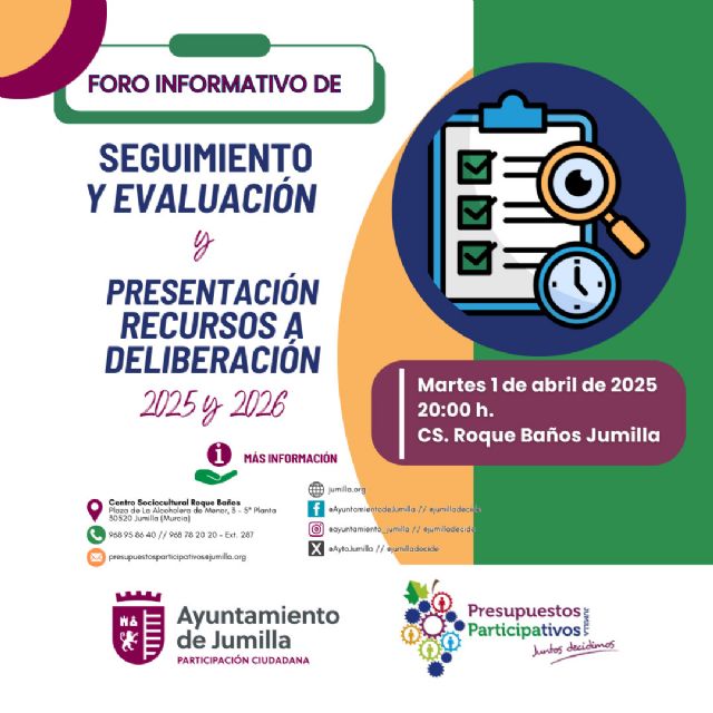 Participación Ciudadana convoca un foro para el seguimiento a propuestas y el nuevo proceso de Presupuestos Participativos - 1, Foto 1