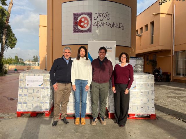 La Fundación SABIC España y La Asociación de Empleados de SABIC España culmina una nueva campaña solidaria con una donación de alimentos a Jesús Abandonado - 1, Foto 1