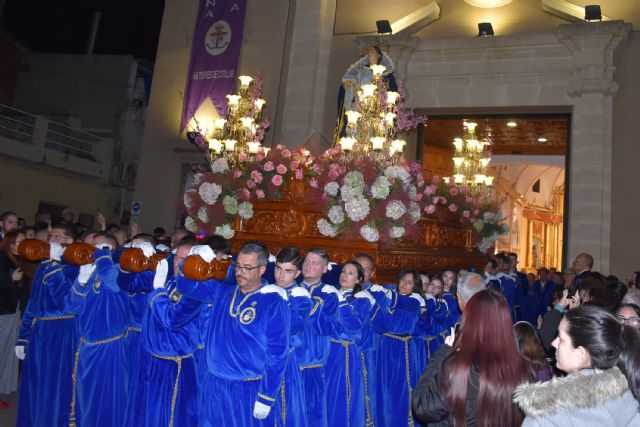 Las Torres de Cotillas se rinde a su Dolorosa en una noche de azul, blanco y devoción - 2, Foto 2