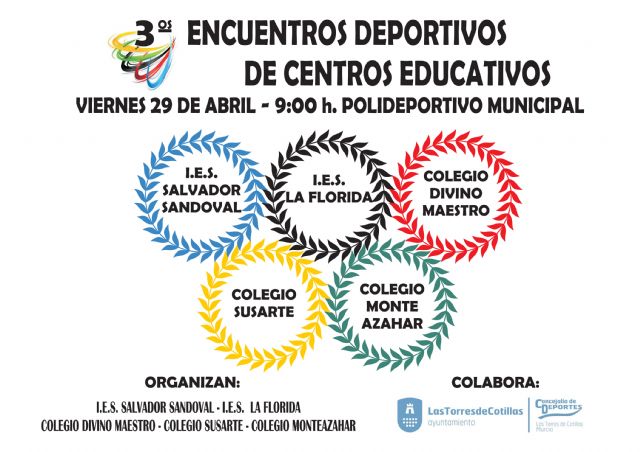 Todo preparado para los III Encuentros Deportivos de Centros Educativos de Las Torres de Cotillas - 1, Foto 1