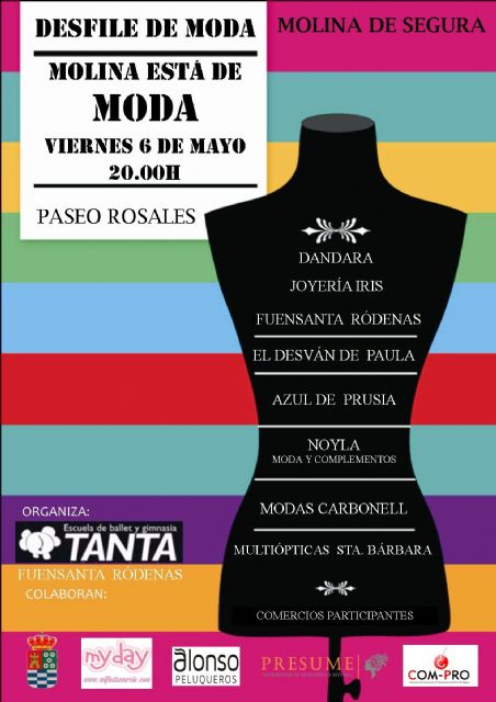 El desfile MOLINA ESTÁ DE MODA se aplaza al viernes 6 de mayo - 1, Foto 1