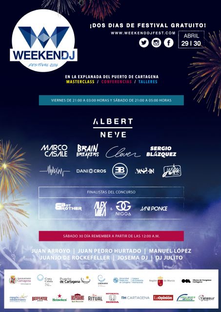 Todo listo para que la música electrónica inunde el Puerto de Cartagena este fin de semana con el Weekend DJ - 2, Foto 2