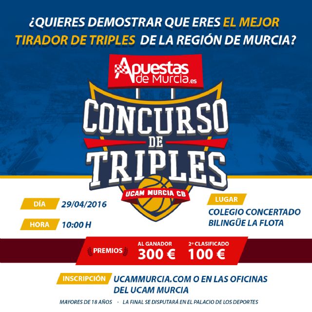 Último día para apuntarse al I Concurso de Triples Apuestas de Murcia! - 1, Foto 1