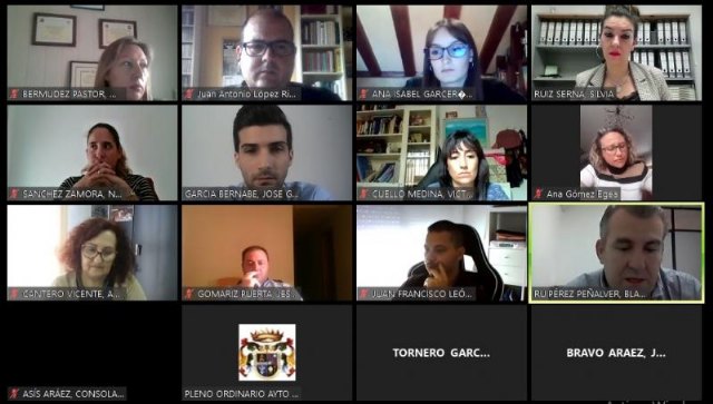 Alguazas celebra el primer pleno telemático de su historia - 1, Foto 1