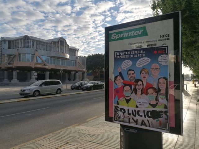 Cartagena amanece con carteles de protesta del Frente Obrero - 4, Foto 4