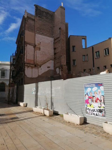 Cartagena amanece con carteles de protesta del Frente Obrero - 5, Foto 5