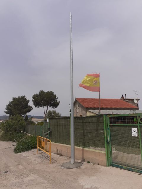 La alcaldesa visita la primera fase de la instalación del nuevo alumbrado público en el camino Motores de Payá de la pedanía de El Esparragal - 1, Foto 1