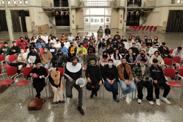 Más de 200 alumnos de Secundaria desenmascaran a J.K. Rowling, Frankenstein, Cervantes o La Celestina dentro de la Catedral de las Letras de La Unión - 1, Foto 1
