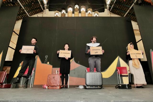 Más de 200 alumnos de Secundaria desenmascaran a J.K. Rowling, Frankenstein, Cervantes o La Celestina dentro de la Catedral de las Letras de La Unión - 4, Foto 4