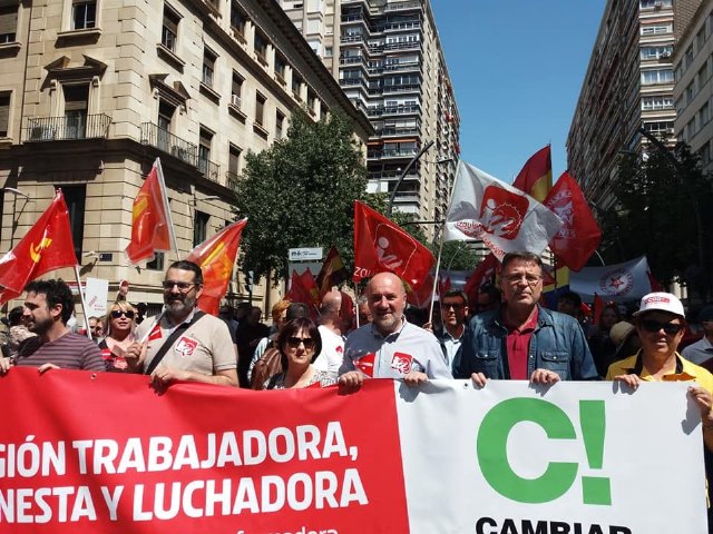 Manifiesto de IU en el 1° de mayo: Unidas conquistamos derechos - 1, Foto 1