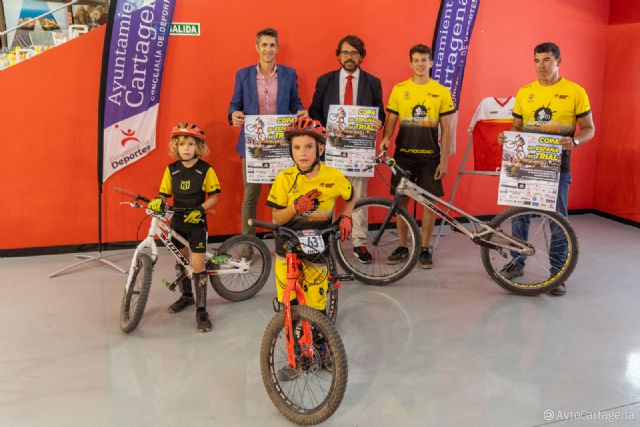 Más de cien pilotos participan este domingo en la tercera prueba de la Copa de España de Trial Bici en Cartagena - 1, Foto 1