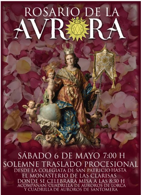 La Hermandad de Nuestra Señora de la Aurora recupera la celebración del Rosario de la Aurora con el traslado procesional de la Virgen hasta el Convento de Las Clarisas - 2, Foto 2