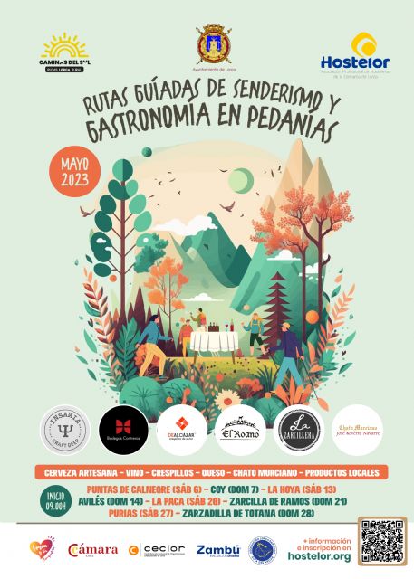 Los lorquinos podrán disfrutar de rutas guiadas de senderismo en pedanías con degustación de productosartesanos durante los fines de semana de mayo - 2, Foto 2