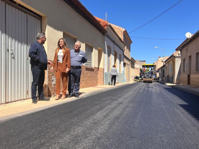 Sangonera La Verde estrena cerca de 1.500 metros cuadrados de carreteras totalmente renovadas - 1, Foto 1