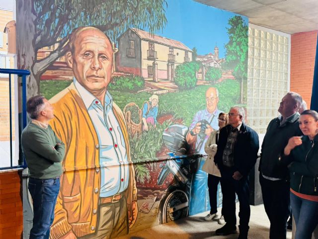 Lorca continúa la puesta en valor de sus pedanías con un nuevo alumbrado en La Pulgara y un mural que homenajea sus tradiciones - 2, Foto 2