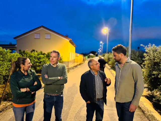 Lorca continúa la puesta en valor de sus pedanías con un nuevo alumbrado en La Pulgara y un mural que homenajea sus tradiciones - 3, Foto 3