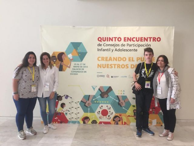 San Javier participaron en el V Encuentro Estatal de Consejos de Participación Infantil y Adolescente celebrado en Oviedo - 2, Foto 2