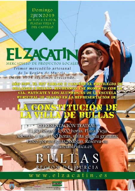 El Mercadillo de artesanía El Zacatín recrea la Constitución de la 'Villa de Bullas' ocurrida en junio de 1690 - 1, Foto 1