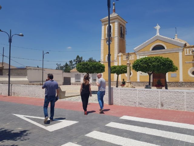 Finalizan las obras de ampliación de aceras en Corvera - 2, Foto 2