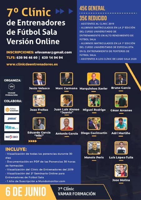 El 6 de Junio se celebra la 7ª Edición del Clínic de Entrenadores de Fútbol Sala. Versión Online - 1, Foto 1