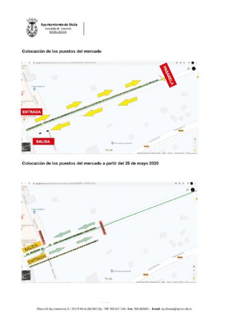Nota informativa sobre el mercado semanal de Mula - 1, Foto 1