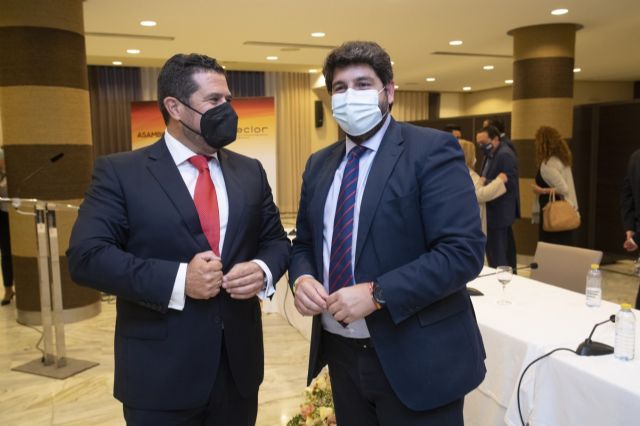 López Miras clausura la Asamblea General de Ceclor donde se ratifica a Juan Jódar como nuevo presidente - 1, Foto 1