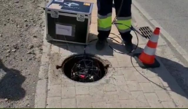 Lorca inspecciona su red de alcantarillado mediante un dron para vigilar su estado interior - 3, Foto 3