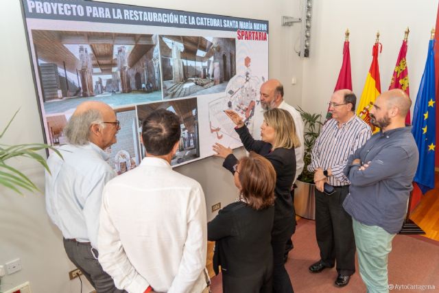La Catedral de Cartagena se protegerá con una cubierta de madera de aspecto flotante - 1, Foto 1