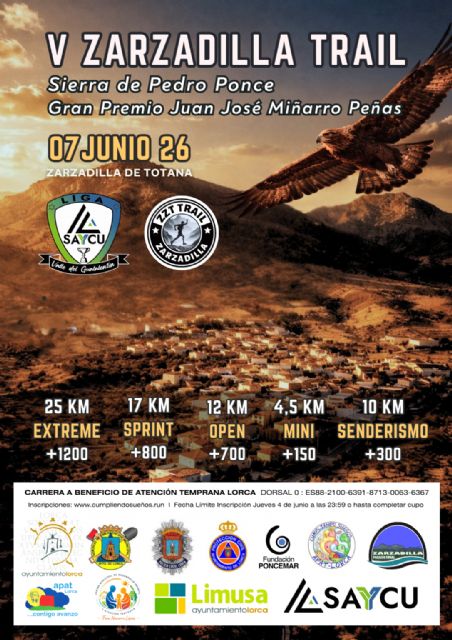 La Zarzadilla Trail-Sierra de Pedro Ponce por APAT regresa el 7 de junio y se estrena en la liga CXM del Valle del Guadalentín - 5, Foto 5