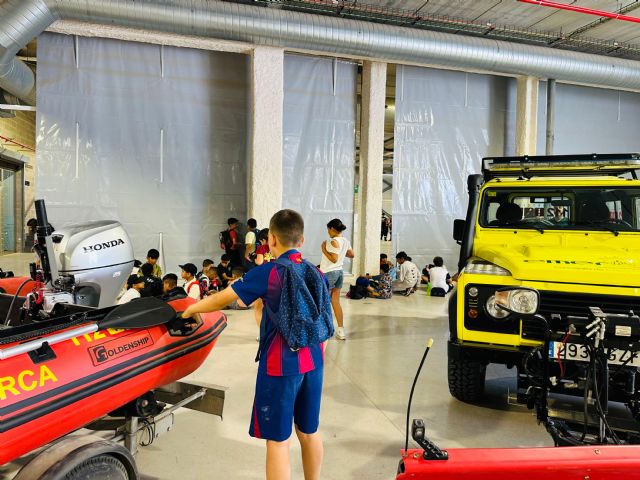Más de un centenar de alumnos lorquinos de primaria  participan en la jornada experiencial e interactiva organizada por el Servicio Municipal de Emergencias - 2, Foto 2