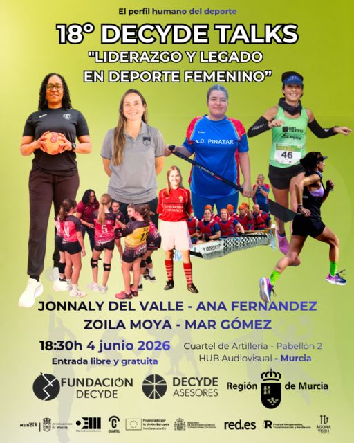 18° Decyde Talks: Liderazgo y legado en deporte femenino El perfil humano del deporte - 3, Foto 3