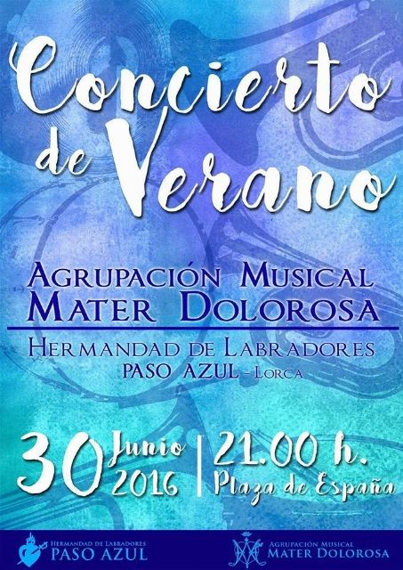 La Plaza de España acogerá el próximo jueves el Concierto de Verano de la Agrupación Musical Mater Dolorosa - 1, Foto 1