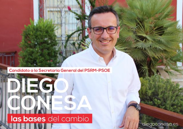 Diego Conesa presenta su candidatura a la Secretara General del PSRM-PSOE, Foto 1