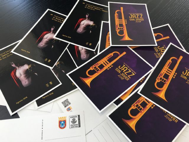 Ayuntamiento y Correos editan tarjetas postales con los carteles de los festivales de verano de San Javier - 1, Foto 1