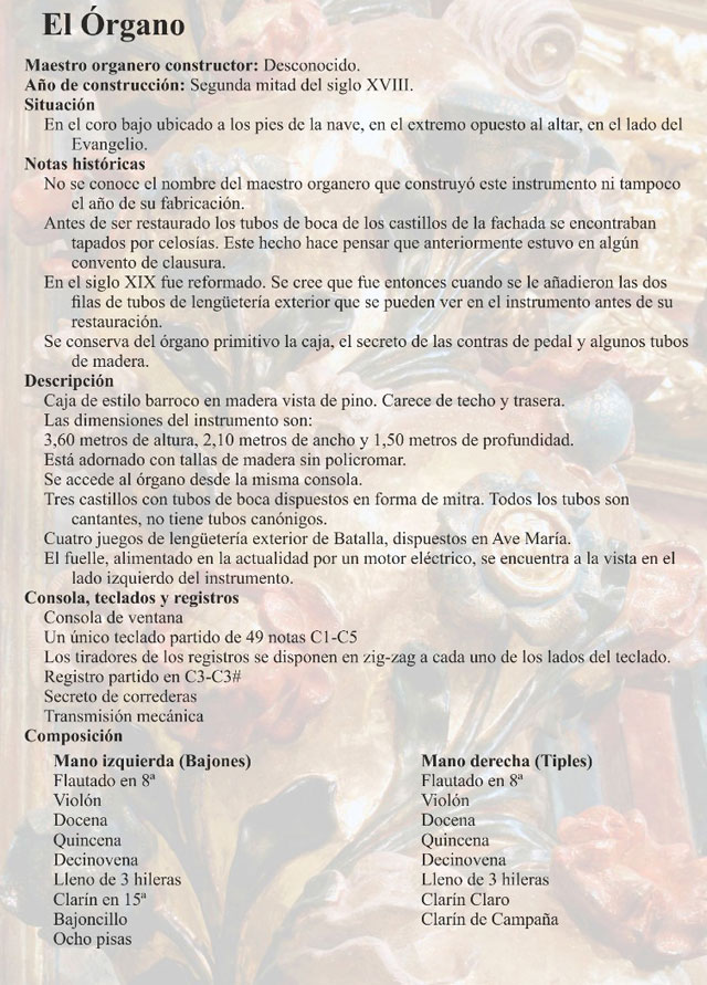 El Santuario de Santa Eulalia acogerá mañana un concierto de órgano a cargo de Alfonso Guillamón de los Reyes, Foto 2