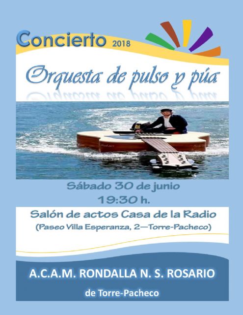 Concierto de la Orquesta de Púlso y Púa de la Asociación Cultural Agrupación Musical de Rondalla Nuestra Señora del Rosario de Torre Pacheco - 1, Foto 1