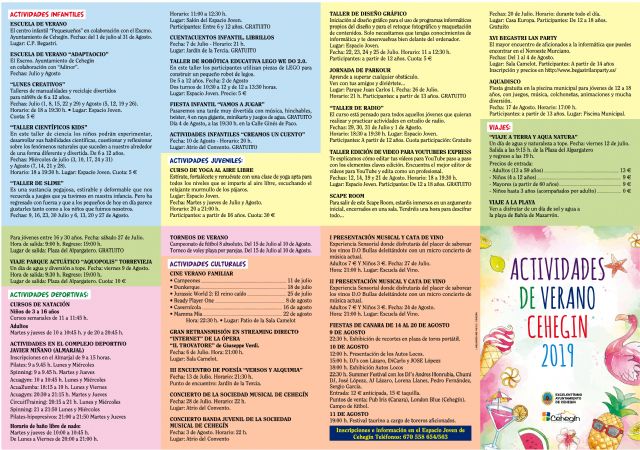 Presentadas las actividades de verano en Cehegín 2019 - 2, Foto 2