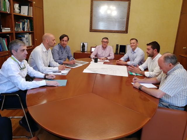 El presidente de la CHS, Mario Urrea, se reúne con el nuevo alcalde de Abarán, Jesús Gómez - 1, Foto 1