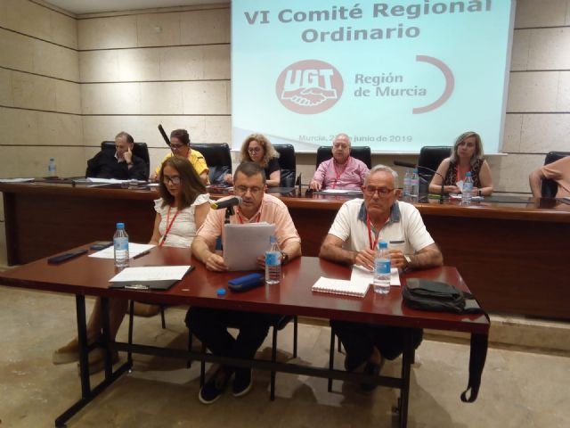 El VI comité regional de UGT aprueba resoluciones de urgencia en defensa de las pensiones, por el desbloqueo del convenio de hostelería y para que se retome ya la agenda social tras las elecciones - 2, Foto 2