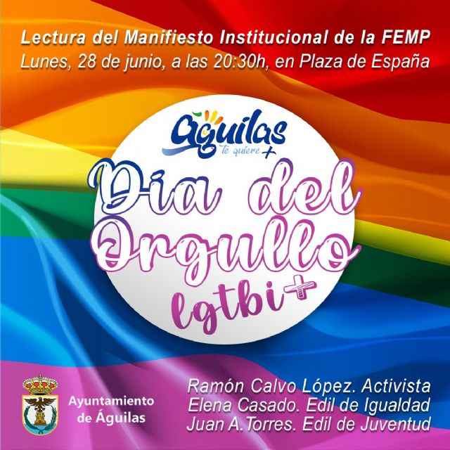 El Castillo de Águilas y otros emblemáticos monumentos locales se iluminan con los colores de la bandera LGTBI+ - 3, Foto 3