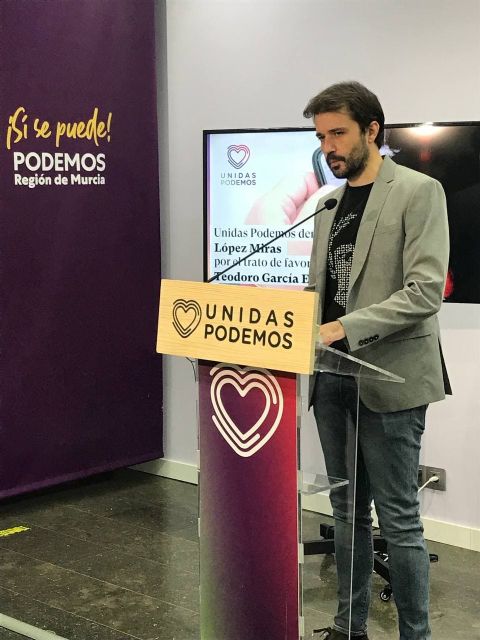 Unidas Podemos denuncia a Fernando López Miras por cohecho tras el escándalo de la operación del familiar de Teodoro García Egea - 1, Foto 1