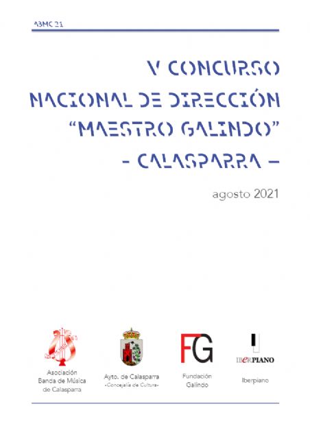 V concurso de dirección Maestro Galindo Calasparra - 1, Foto 1