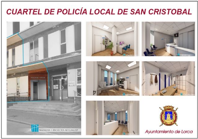 El Ayuntamiento de Lorca aprueba el inicio del procedimiento de adjudicación del contrato de la Fase II y definitiva para la creación del cuartel de Policía Local en San Cristóbal - 2, Foto 2