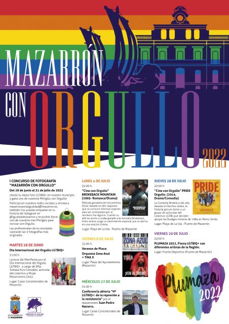 Igualdad presenta Mazarrón con orgullo, programación para celebrar el orgullo LGTBIQ+ - 1, Foto 1