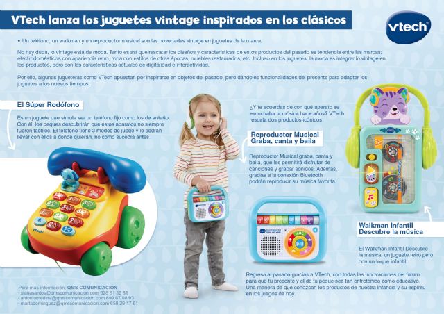 VTech lanza los juguetes vintage inspirados en los clásicos - 1, Foto 1